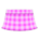 Gingham picnic skirt's Pink variant