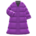 Long down coat's Purple variant