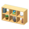 Open Wooden Shelves (Natural - Seaside Photo) NH Icon.png