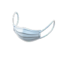 Pleated Mask (White) NH Storage Icon.png
