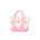 Tiny-Flower-Print Tote Bag's Pink variant
