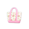 tiny-flower-print tote bag