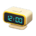 Digital alarm clock's White variant