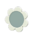 Flower Tabletop Mirror's White variant