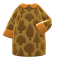 Forest-Print Dress (Brown) NH Icon.png