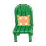 green chair