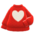 Heart Sweater's Red variant