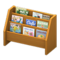Large Magazine Rack (Natural Wood) NH Icon.png
