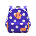 Polka-Dot Backpack (Blue) NH Icon.png