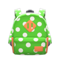 Polka-Dot Backpack (Lime) NH Icon.png