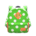Polka-dot backpack's Lime variant
