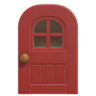 Red Windowed Door (Round) NH Icon.png