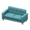 Simple Sofa (Green - Light Blue) NH Icon.png