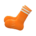 Soccer socks's Orange variant