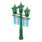 Street Lamp with Banners (Green - Blue) NH Icon.png