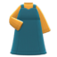 Sweetheart Dress (Peacock Blue) NH Icon.png