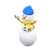 Three-Tiered Snowperson (Blue) NH Icon.png