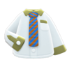 Work Shirt (Blue-Striped Necktie) NH Icon.png
