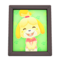 Isabelle's Photo (Dark Wood) NH Icon.png