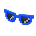 Pixel Shades (Blue) NH Storage Icon.png
