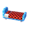 Polka-Dot Bed (Soda Blue - Pop Black) NL Model.png