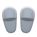 Slippers (Gray) NH Icon.png