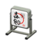 Standing Electric Sign (Silver - Japanese Food) NH Icon.png