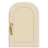 White Simple Door (Round) NH Icon.png