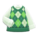 Argyle vest's Green variant