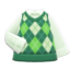 Argyle Vest (Green) NH Icon.png