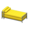 Cool Bed (Silver - Yellow) NH Icon.png