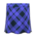 Long Plaid Skirt's Blue variant