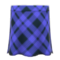 Long Plaid Skirt (Blue) NH Icon.png