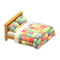 Patchwork Bed (Colorful) NH Icon.png
