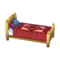 Ranch Bed (Beige - Red) NL Model.png