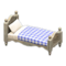 Ranch Bed (Vintage - Blue Gingham) NH Icon.png