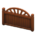 Wood partition's Dark wood variant