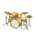 Drum Set's Golden Yellow variant