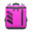 Square backpack's Pink variant