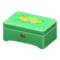 Wooden Music Box (Green - Yellow Flowers) NH Icon.png
