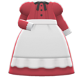 Full-Length Maid Gown (Berry Red) NH Icon.png