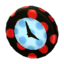 polka-dot clock