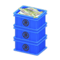 Stacked Fish Containers (Blue - Sakana (Fish)) NH Icon.png