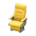 Vehicle Cabin Seat's Yellow variant