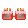 Birthday Shades (Red) NH Icon.png