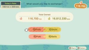 How to Convert Poki to Bells in Animal Crossing: New Horizons