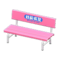Plastic Bench (Pink - Pattern B) NH Icon.png