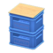 Stacked Bottle Crates (Blue - Blue Logo) NH Icon.png