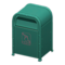 Steel Trash Can (Green - Nonflammable Garbage) NH Icon.png