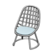 Tubular chair's Silver variant